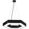 Lámpara de araña de oficina LED hexagonal, creativa, en forma de Y, redonda, cuadrada, con forma de lámpara de oficina, al por mayor