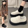Zapatos de Cuero para Niñas 2026 Primavera y Otoño Nuevos Zapatos de Princesa Británica Zapatos Individuales de Suela Suave para Niños Mayores Zapatos Negros de Rendimiento