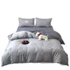 Estilo Simples e Fresco Bordado de Filhote de Cachorro 100% Algodão Amigo da Pele Conjunto de Roupa de Cama Solteiro/Casal Conjunto de Têxteis para Casa de Três/Quatro Peças 100% Algodão