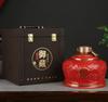 Jarra de Vino de Cerámica Jingdezhen 2.5kg Jarra del Dragón Imperial Botella de Vino Vacía Olla para Vino Recipiente para Licores Set de Caja de Regalo