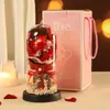 Ramo de Pulgar de Muñeca Rosa Regalo de San Valentín Cúpula de Cristal Flor de Jabón de Confesión Regalo de Cumpleaños Presente