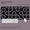 Mouse Pad Minimalista Dark Pattern Extra Grande para Escritório Homens Mulheres Dedicado para FPS RGB Gaming Impermeável Espessado Pad de Mesa