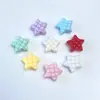Acrílico Color Sólido Chapado AB Waffle Estrella Estrella de Cinco Puntas Cadena para Teléfono DIY Accesorios de Joyería con Cuentas Materiales Cuentas Sueltas Venta al por Mayor