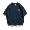 Camiseta de Verano de Manga Corta Edición Especial Fairwhale Marca Nueva 2026 para Hombres y Mujeres, Estilo Hong Kong, Corte Holgado, Estampado de Letras, Cuello Redondo Japonés