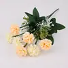 Fabricante de Flores Artificiales, Pinturas al Óleo, Hortensias, Bolas de Cebolla, Crisantemos, Manojos Pequeños de Flores, Plantas Verdes, Decoraciones de Boda, Flores Artificiales al por Mayor