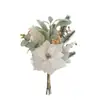 Árbol de Navidad Mini Artificial Transfronterizo Flor de Pascua Eucalipto Artificial Agujas de Pino Piñas Naturales Fuente de Bonsái Mayoreo