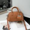 Bolsa de Mão Feminina em Couro Genuíno Bolsa Boston Bolsa Hobo Couro de Vaca de Primeira Camada Togo Bolsa de Ombro Transversal Presente de Dia das Mães