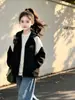 Chaqueta con Capucha para Niña Primavera Otoño 2026 Estilo Nuevo Chica de Secundaria Estilo Coreano Cremallera Deportiva Chaqueta Ropa Infantil