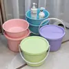 Cubo Estudiante Apertura Escolar Cubo Dormitorio Set de Cubetas Lavabo de Plástico Grande para el Hogar para Cara y Dientes Suministros de Ducha para Vivir en la Escuela Juego de Tres Piezas
