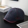 Gorra de hombre, boina vintage lavada, gorra de pintor con letras bordadas, gorra de mujer, gorra de vendedor de periódicos británica