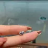 Accesorios de Corazón de Cobre Puro, Accesorios para Juguetes, Amuletos DIY, Mismo Estilo que Xiaohongshu