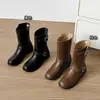 Botas de Martens para Mujer con Plataforma y Tacón Grueso, Punta Redonda, 2026 Moda Otoño Invierno Nuevas, Versátiles, con Hebilla, Botas de Jinete, Botines Punk