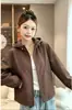 Chaqueta corta coreana súper elegante para mujer, nuevo modelo 2026, popular este año, cortavientos con capucha