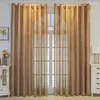 Cortinas transparentes de jacquard multicolor transfronterizas, cortinas transparentes listas para usar estilo americano, cortinas translúcidas para sala de estar, dormitorio y balcón, venta al por mayor de fábrica