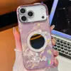 Adecuado para Iphone17Promax Celebridad de Internet Espejo de Diamante Apple 14/15/16 Anticaída Imd Funda para Teléfono Móvil Transfronterizo
