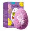 Bomba de Sal de Baño con Fragancia de Huevo de Dinosaurio Naranja Sadoer Completa en Inglés (Pelota Flotante) Sal de Baño Corporal Bola Comercio Exterior al por Mayor