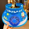 Sombrero de Sol Recargable para Niños con Ventilador, Estilo Delgado de Verano, Sombrero de Sol para Viajes al Aire Libre para Niños, Niños y Niñas, Sombrero de Sol de Parte Superior Abierta