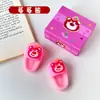 Goma de borrar creativa con forma de zapatilla de Kuromi, Papelería linda de dibujos animados para estudiantes, Borrador limpio para niños al por mayor