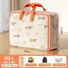Bolsa de Almacenamiento para Colchas Artículos de Ropa Equipaje Bolsa para Empacar Mudanzas Gran Capacidad Impermeable a Prueba de Humedad Acolchada Engrosada