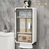 Portarrollos de Papel Higiénico Montado en la Pared del Baño Caja de Papel Caja de Papel Impermeable sin Perforaciones para Baño Estante de Almacenamiento de Papel Higiénico para Inodoro