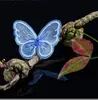 Bordado de fio de ouro de celebridade da internet borboleta de malha tridimensional borboleta diy saia acessórios de cabelo cocar borboleta de tule decorativa atacado
