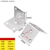 Código de Esquina de Acero Inoxidable Ángulo de Hierro/Soporte para Placa de Estante Soporte en Forma de L Conector Triángulo Pieza de Hierro Soporte de Código de Esquina de Ángulo Recto de 90 Grados