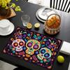 Exclusivo Transfronterizo Amazon temu México Mantel Individual de Lino Aislado Fiesta Navideña Sala de Estar Cocina Mantel de Mesa