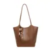 Bolso Grande de Cuero Aceitado y Encerado Retro para Mujer 2026 Nueva Moda Bolso Tote de Gran Capacidad Bolso de Hombro Único Casual para Viajes y Uso Diario