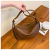 Nuevo bolso de estilo coreano sencillo de nicho para mujer, moderno, informal, tipo bandolera, tipo bola de masa, para llevar debajo del brazo.