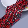 Accesorios para joyería DIY hechos a mano con cuentas de cristal de bambú de malla, pendientes, pulsera, collar, en stock, al por mayor