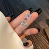 Pendientes de Perla Estilo Coreano Francés Elegante con Cierre de Plata 925 Pendientes de Gama Alta Corazón Flor Pendientes Versátiles para Mujer Venta al por Mayor