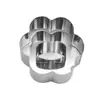 Círculo de mousse redonda de aço inoxidável DIY molde de bolo em forma de coração com placa de pressão taro pasta molde bola de arroz ferramentas de sushi