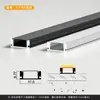 Perfil de Aluminio para Luz Lineal LED Luz Lineal Empotrada Canal de Luz de Aleación de Aluminio Tira de Luz Dura Canal de Aluminio Fuente de Luz Lateral