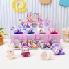 Muñeca de Dibujos Animados Nuevo Producto Bebé Llorando Edición Limitada San Valentín Accesorios de Joyería Flockados Caja Sorpresa Adornos Lindos para Escritorio