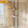 Estante de Armazenamento de Carrinhos de Brinquedo de Chão ao Teto Sala de Estar De Chão Múltiplas Camadas Armazenamento de Skate Infantil Carro Autobalanceado