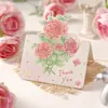 Tarjeta de felicitación para el Día del Maestro, Tarjeta 3D hecha a mano, Regalo de gratitud para las fiestas, Modelo nuevo 2026, Pequeño ramo de flores de bendición