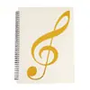 Clip Modificador de Piano Conejo Musical Clip para Partituras Clip para Partituras Musicales Clip para Partituras de Piano Carpeta Bolsa A4 para Estudiantes de Música 20 Páginas 30 Páginas