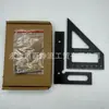 Nueva Regla de Ángulo Recto para Carpintería Regla Triangular Herramienta de Medición Multi-Ángulo Multifuncional Aleación de Aluminio Escala de Marcado