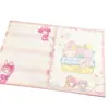 Lindo cuaderno plano A4 de My Melody, cuaderno con bloque de páginas de colores, bloc de notas de conveniencia para estudiantes de alta estética