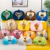 ¡Guau, Almohada de Espuma Viscoelástica en Forma de U Personalizada de Dibujos Animados para Soporte de Cuello en Coche, Almohada Cervical Portátil para Oficina y Viajes