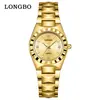 Relógio Longbo Luxo Leve para Casal de Negócios, Modelo Popular de Comércio Exterior, Versão Cravejada com Diamantes, Presente de Dia dos Namorados, Relógio de Quartzo para Homens e Mulheres