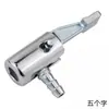 Válvula de Aire de Metal Cabezal de Inflado Universal Accesorios Inflador Neumático Motocicleta Bicicleta Cabezal de Inflado Válvula de Aire Americana
