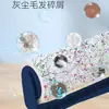 Rodillo Quita Pelusa con Mango Largo para Quitar Pelo de Cama y Piso, Rodillo de Fieltro para Limpieza de Pelo con Papel Desprendible