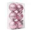 Bolas de Navidad Pintadas a Mano Transfronterizas 6cm/2.36Pulgadas Calabaza Irregular Adornos para Árbol de Navidad Bolas Redondas Pintadas Halloween