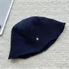 Novo chapéu de pescador com aba pequena e borda enrolada para mulheres, chapéu de tricô casual para outono e inverno, macio, dobrável, com copa redonda, versátil e quente