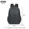 Mochila de negocios casual para hombre, mochila de gran capacidad para estudiantes universitarios, mochila escolar con almacenamiento multicapa, mochila para portátil para commuting