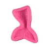 Molde de silicona con forma de cola de pez para decoración de tartas, mousse de chocolate, sirena marina, con forma de gota de pegamento