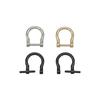 Hebilla D de Tornillo Hebilla de Herradura de Metal Hebilla de Burbuja de Lámpara Hebilla de Bolsa Accesorios de Herrajes para Bolsa Bolsa con Hebilla D de Tornillo de Actividad