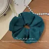 Nova Faixa de Cabelo de Lã Crochê Feita à Mão Estilo Coreano Simples de Alta Qualidade Outono e Inverno Faixa de Cabelo com Bolas Atmosfera Menina