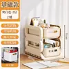 Estante de Livros Simples Mochila Rack de Armazenamento de Chão Móvel com Rodas Carrinho Pequeno Mesa de Armazenamento de Mesa Prateleira Pequena de Mesa